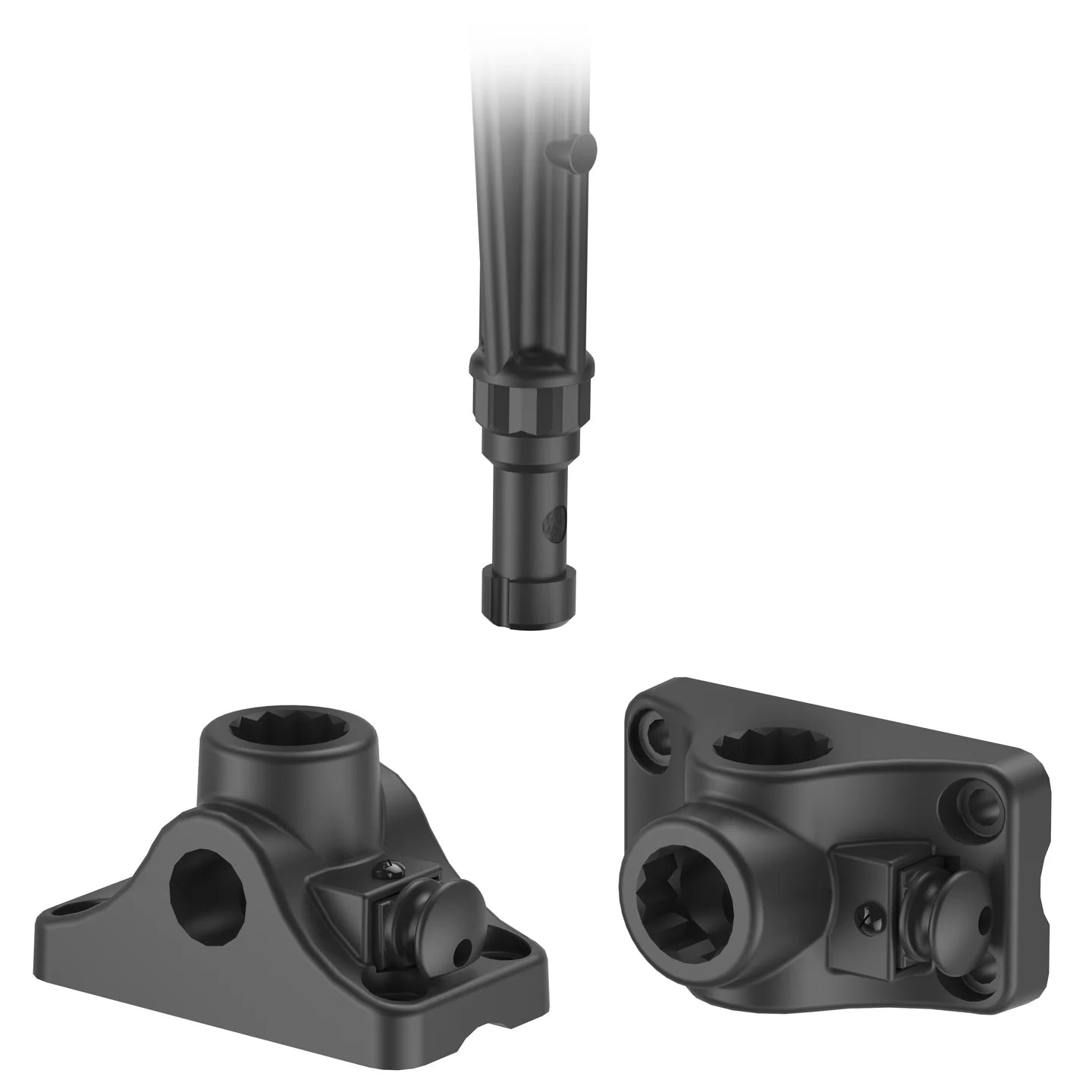 RAM-ROD™ Combination Bulkhead Base w/ Plunger for Spline Posts (RAM-114BMPU)