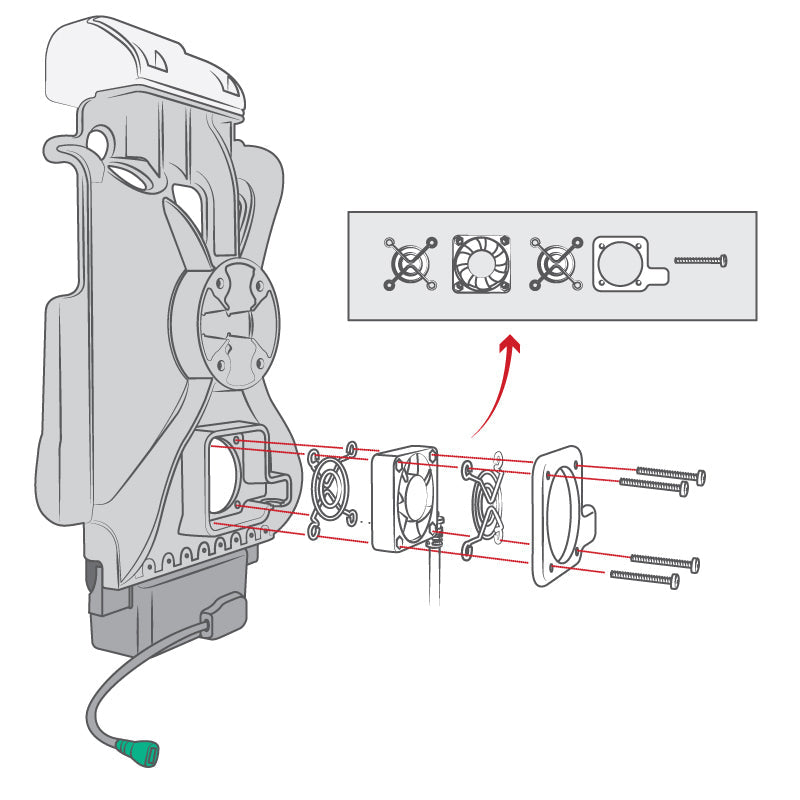 GDS® Fan Accessory for GDS® Tough-Dock™ (RAM-GDS-FAN1U)