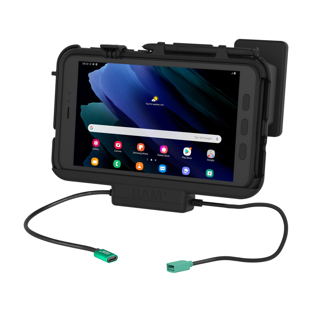 RAM® Power + Data Dock for Tab Active3 with OtterBox uniVERSE (RAM-HOL-SAM60CP-1A-OT1U)