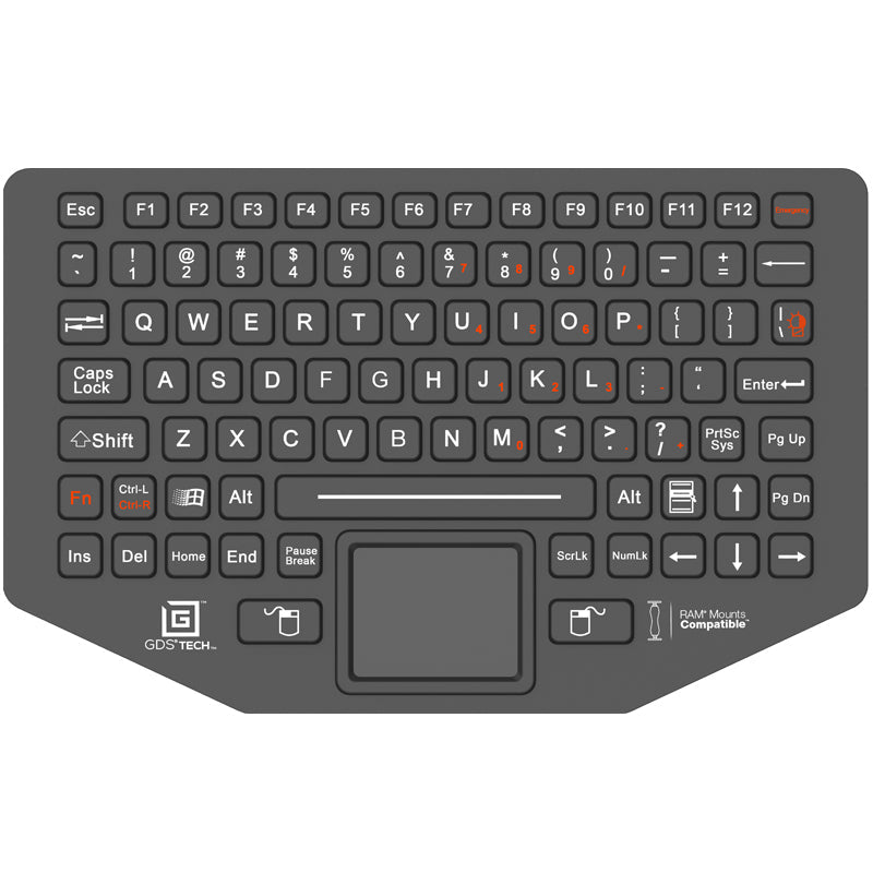 GDS® Keyboard™ with Track Pad (RAM-KB2-USB)