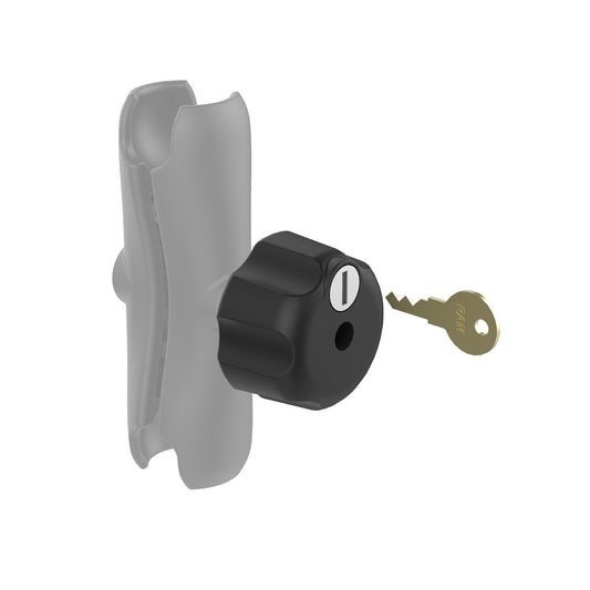 RAM® Key Lock Knob with Steel Insert for C Size Socket Arms (RAM-KNOB5LSU)