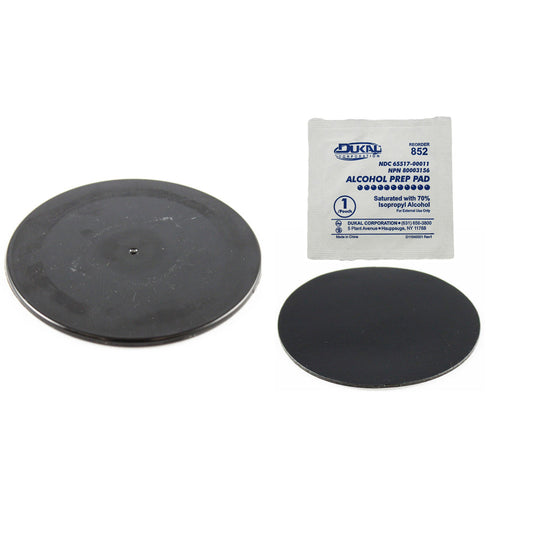 RAM® Black 3.5" Adhesive Plate for Suction Cups (RAP-350BU)